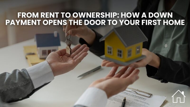 First-time home buyer holding house keys.