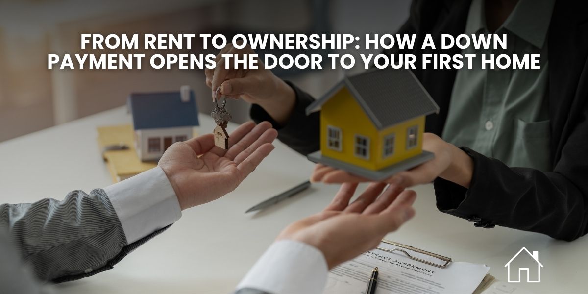 First-time home buyer holding house keys.